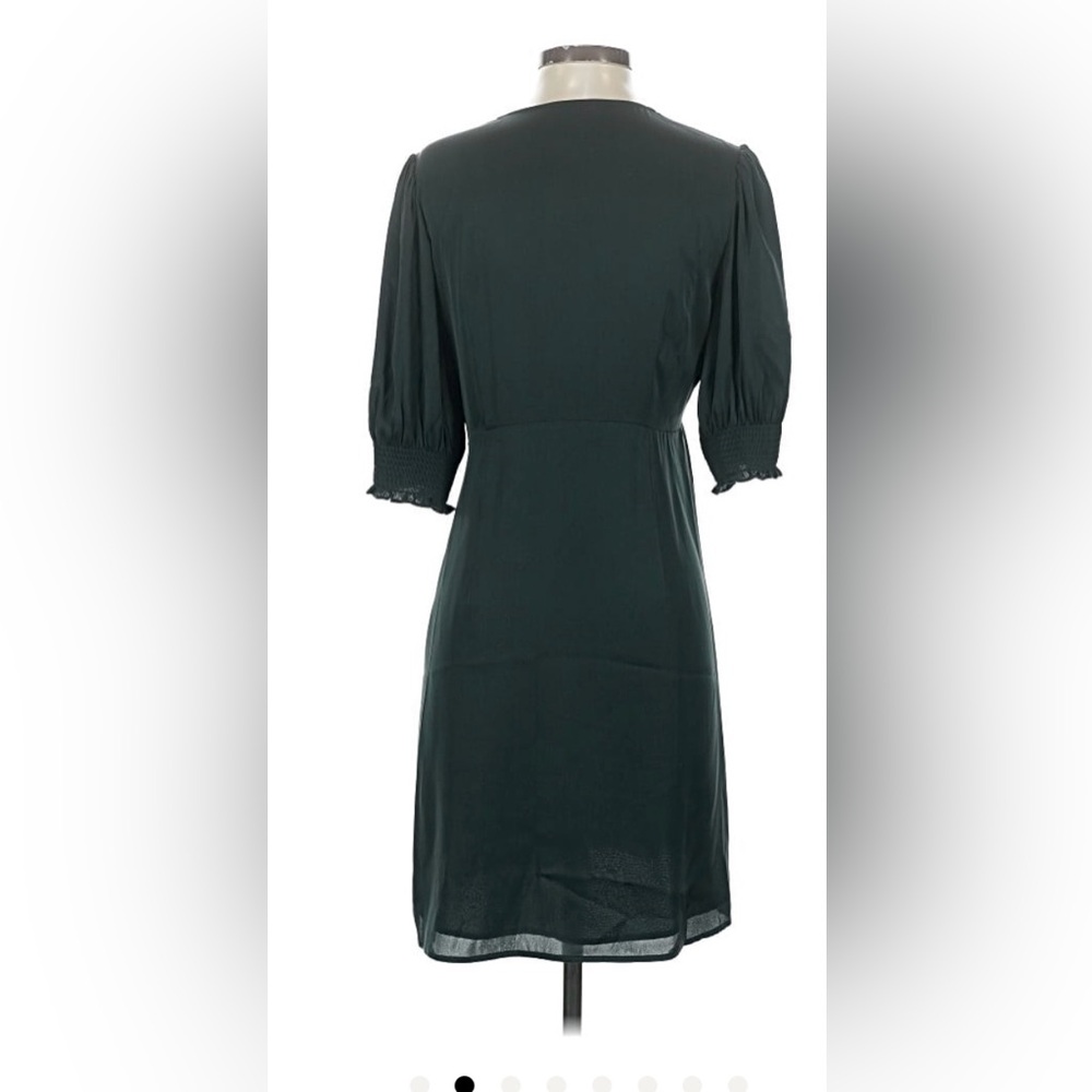 Quince Washable Silk Puff Sleeve Dress Small - Picture 6 of 10